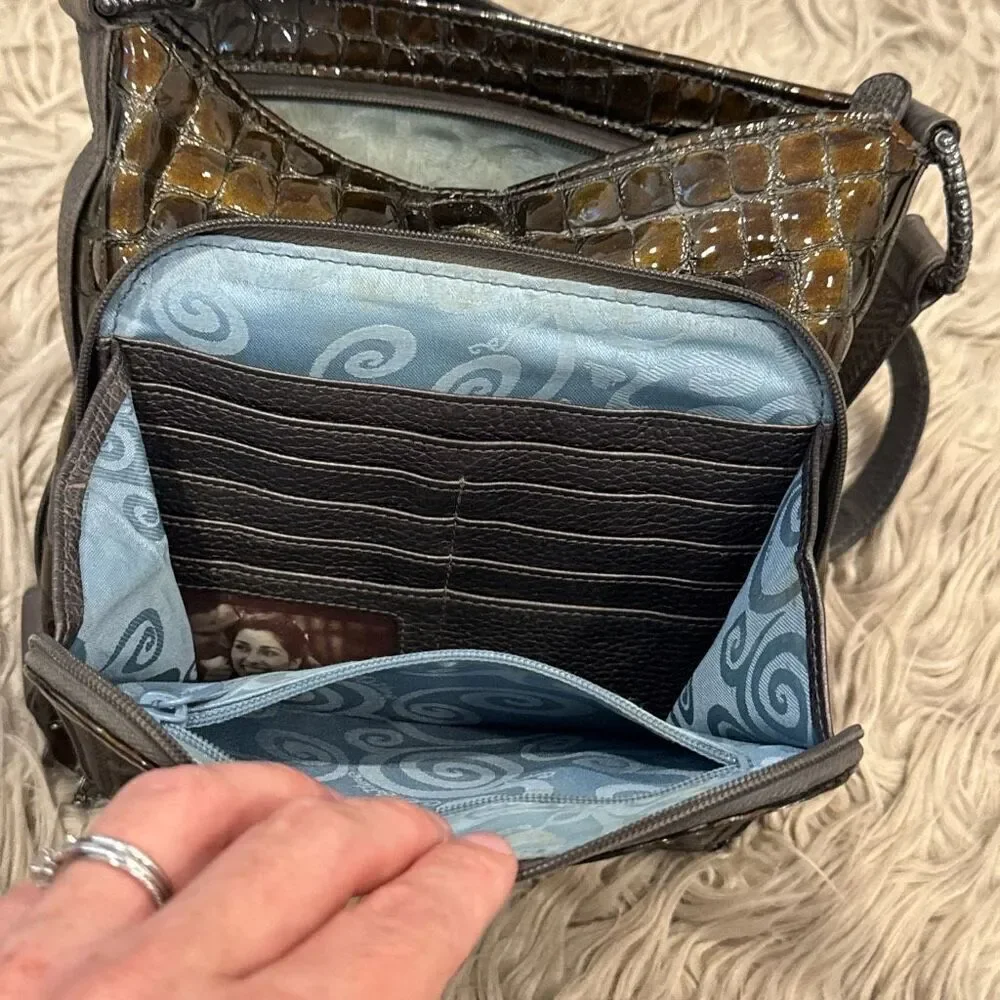 Brighton tortoise shell purse with heart flair